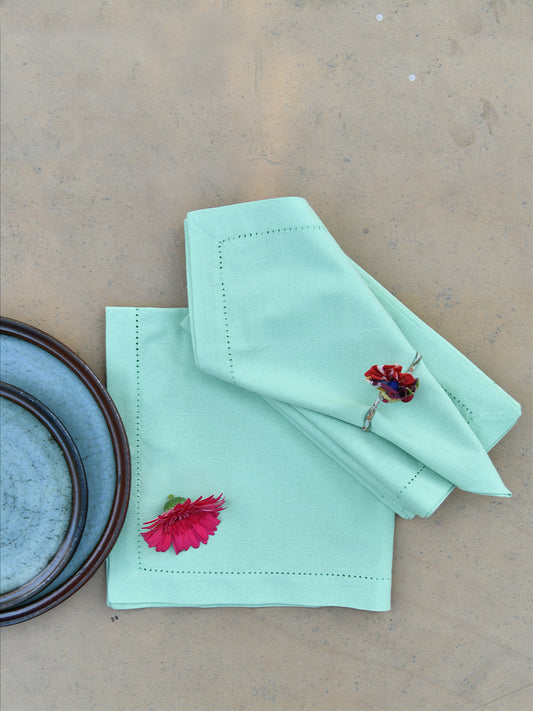 Solid Napkin Set Of 6 : Celadon