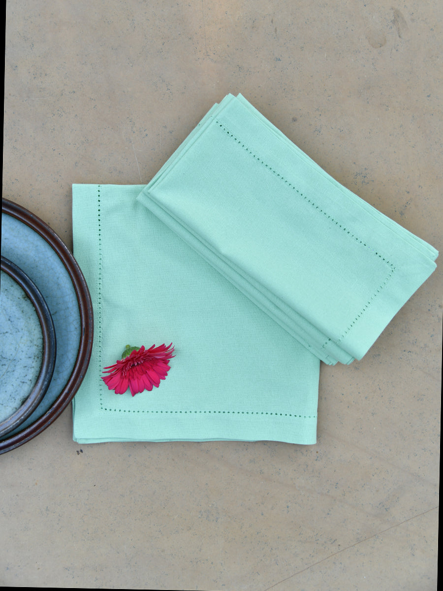Solid Napkin Set Of 6 : Celadon