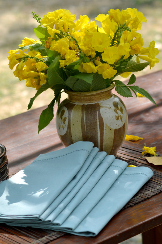 Solid Napkin Set Of 6 Sky