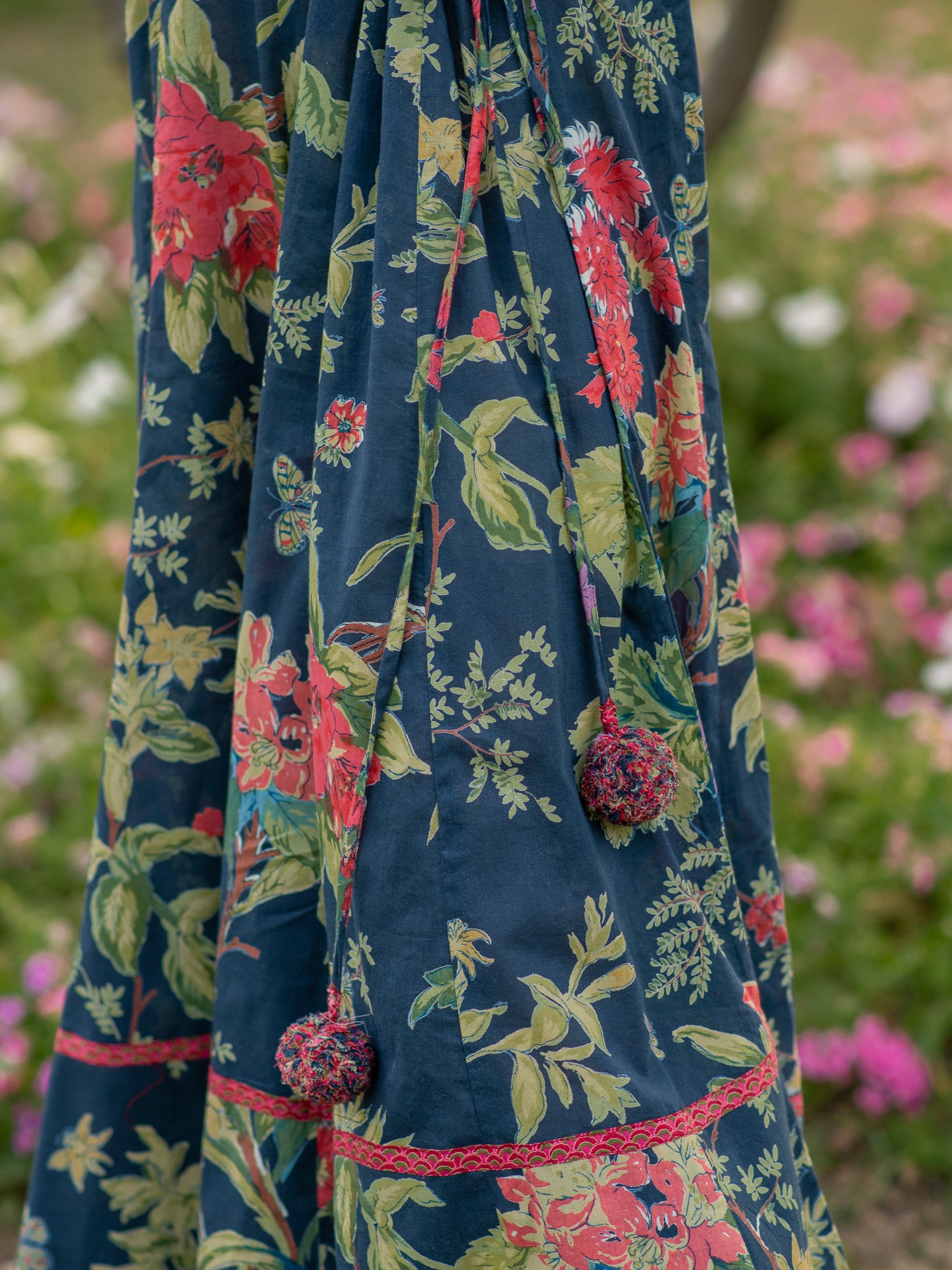 Sharara Pant : Corsica Navy