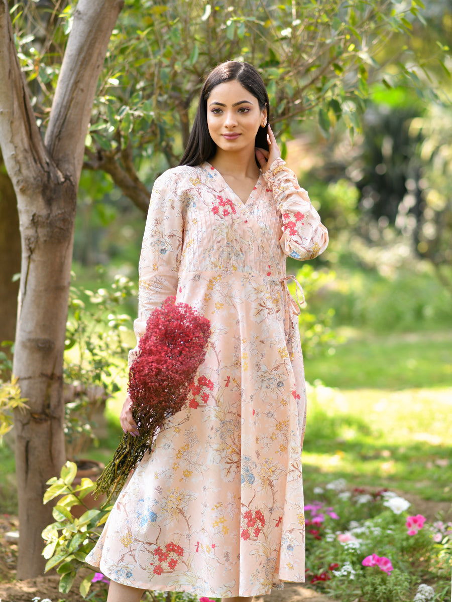 Anarkali Wrap : Sardinia Grapefruit