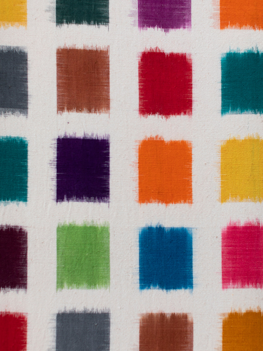 Woven Bed Throw : Ikat Multi