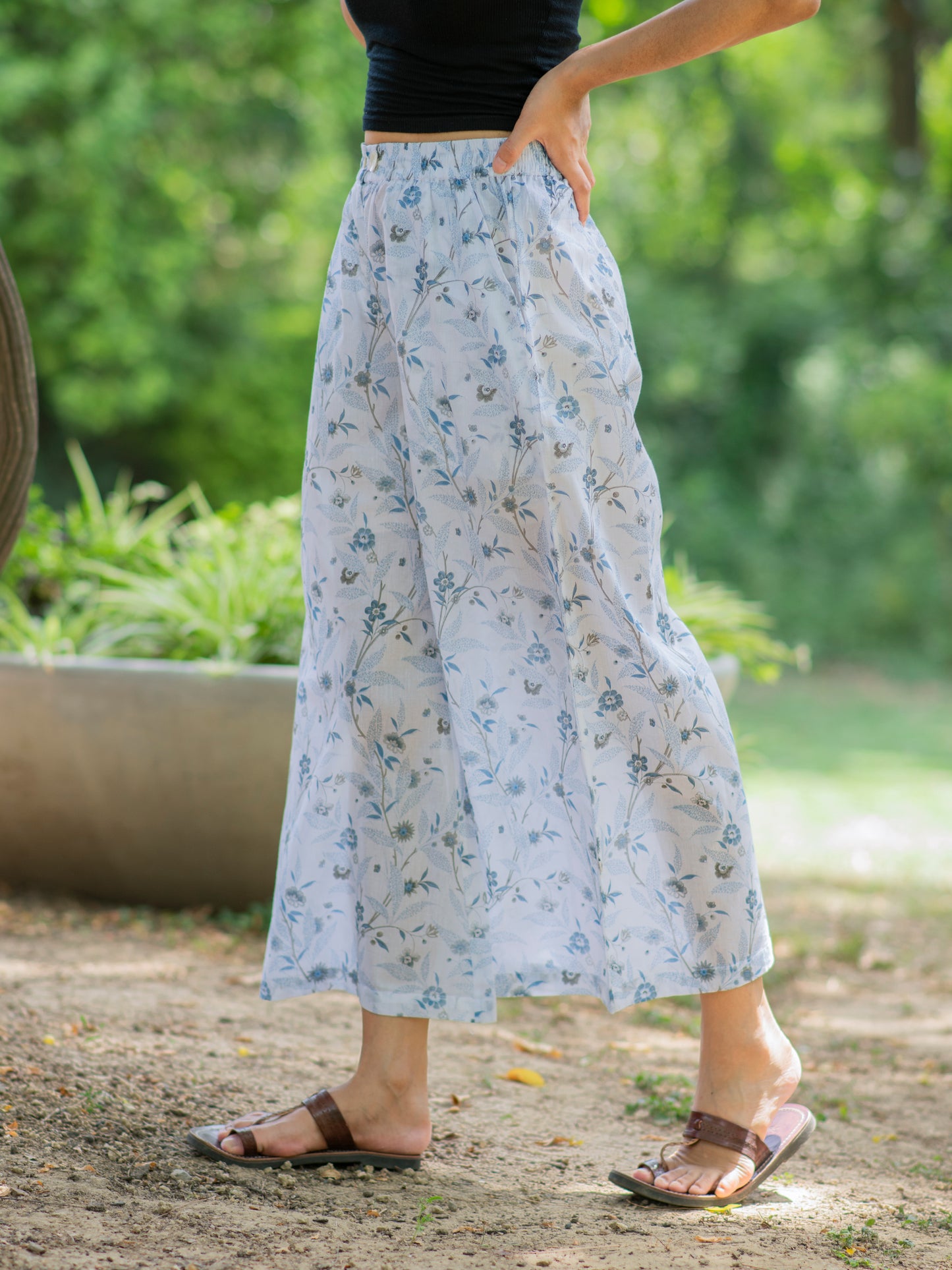 Flouncy Pant : Wildflower Ocean