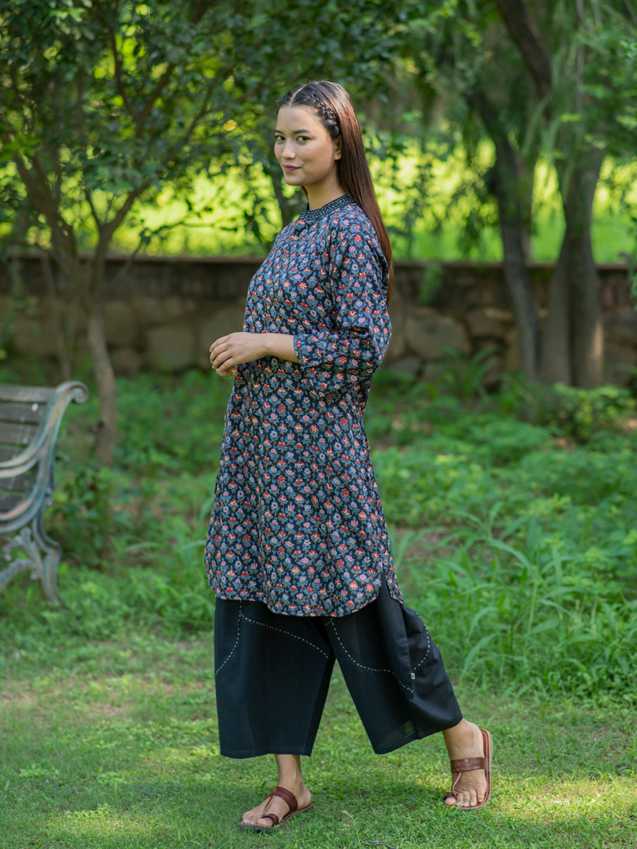 Trucker Kurta : Eden Black
