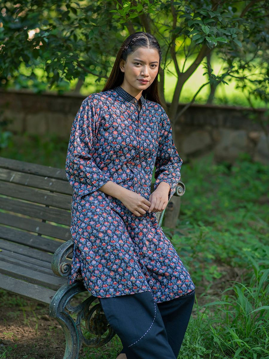 Trucker Kurta : Eden Black