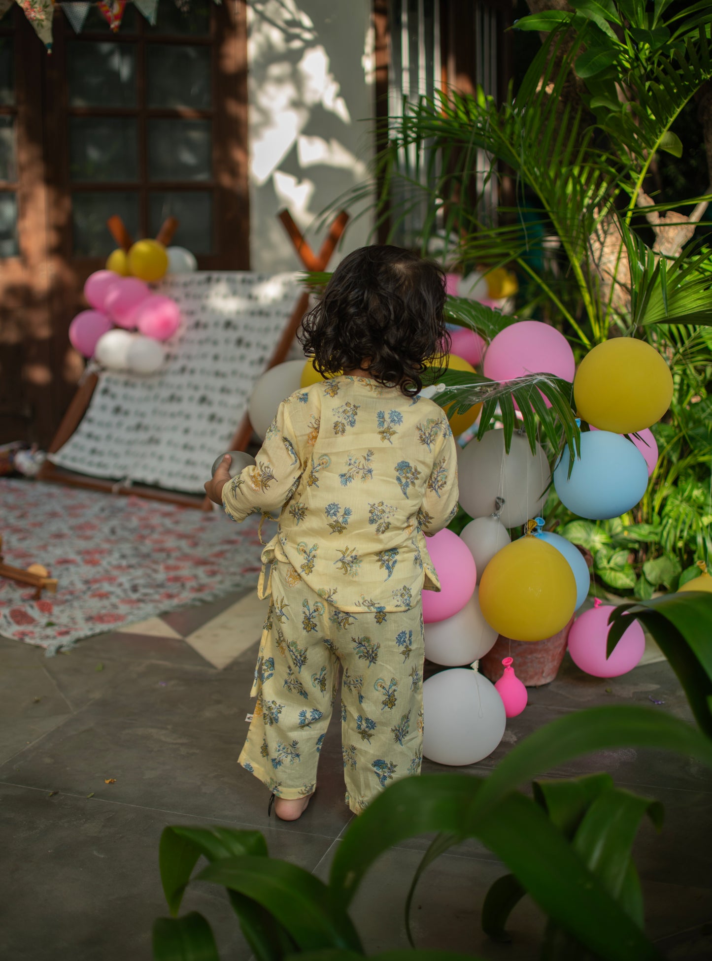 Kids Ajkan Pj Set : Toile Butter Voile