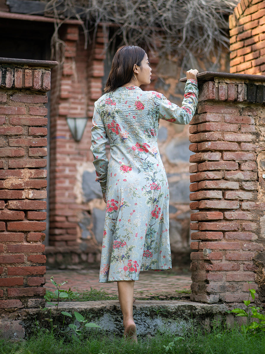 Anarkali Wrap : Sardinia Sky Voile