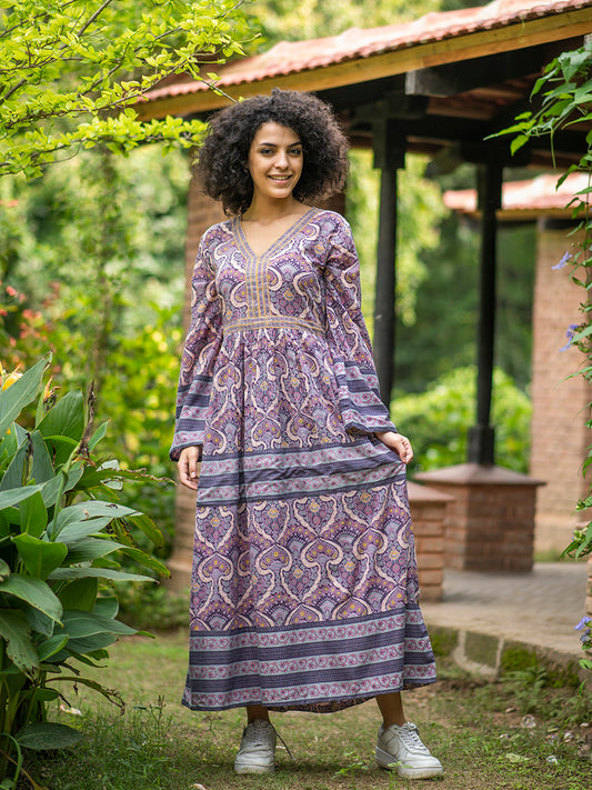 Cv Dress : Naseem Purple