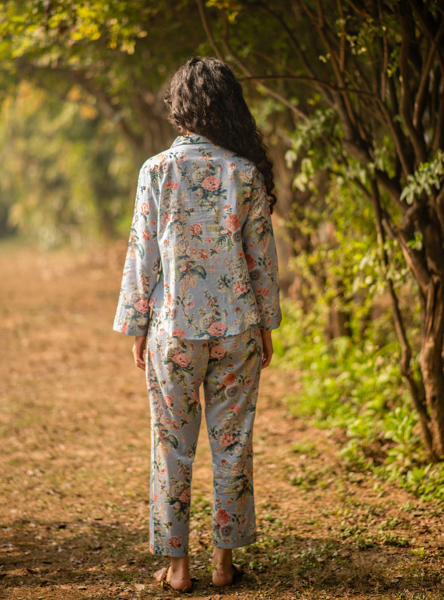Vanessa PJ Set: Chelsea Chambray
