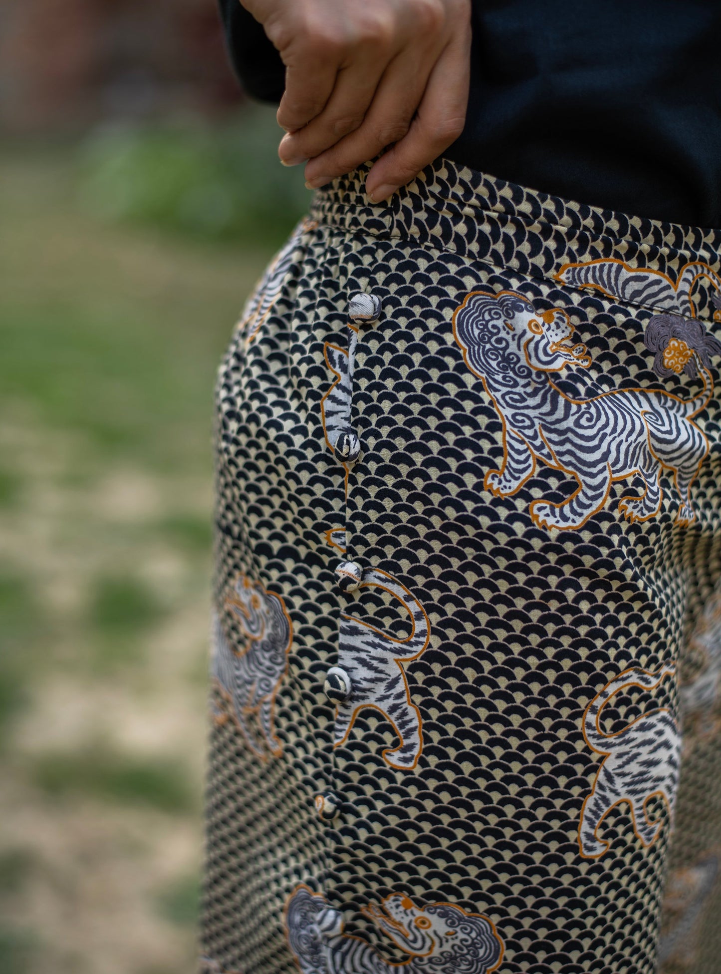 Cycle Pant : Tiger Black