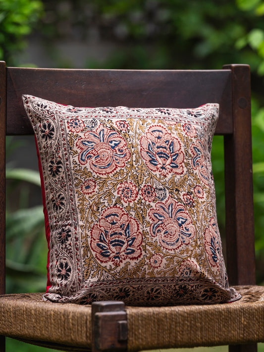 Cushion Cover : Kalamkari Red