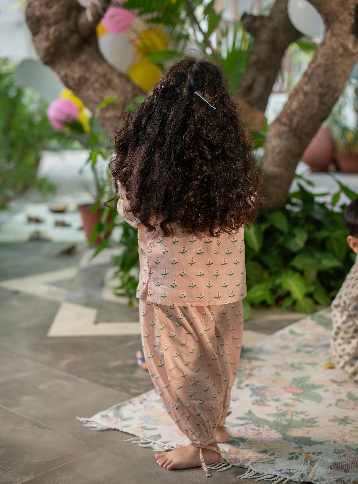 Leela Pj Set : Kasni Blush Voile