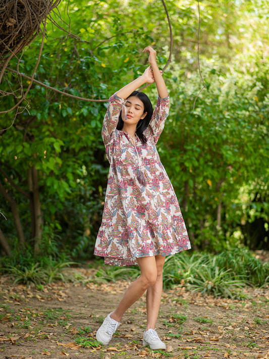 Patti Dress : Minks Cream