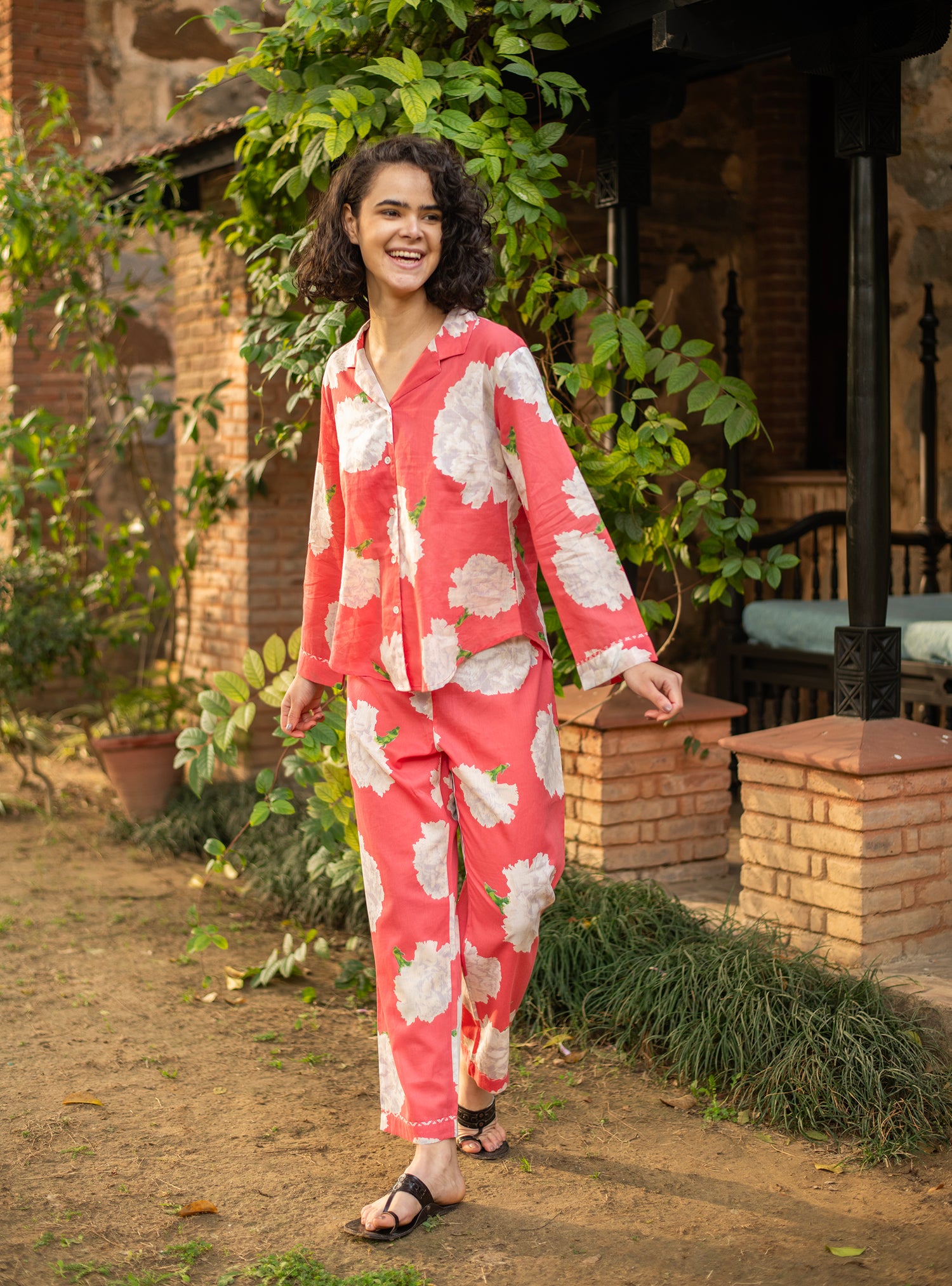 Vanessa PJ Set: Carnation Pink