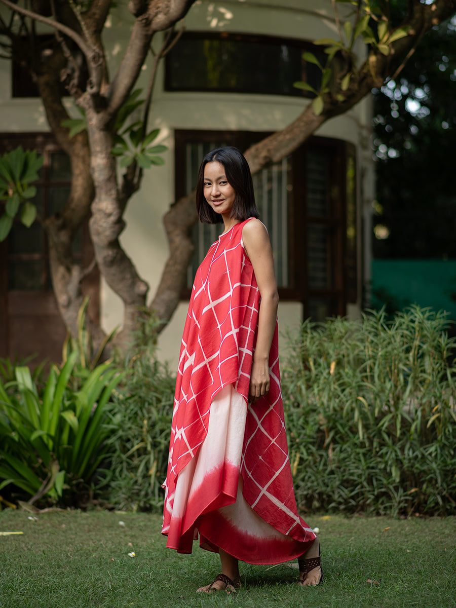 Aphre Dress  : Square Red