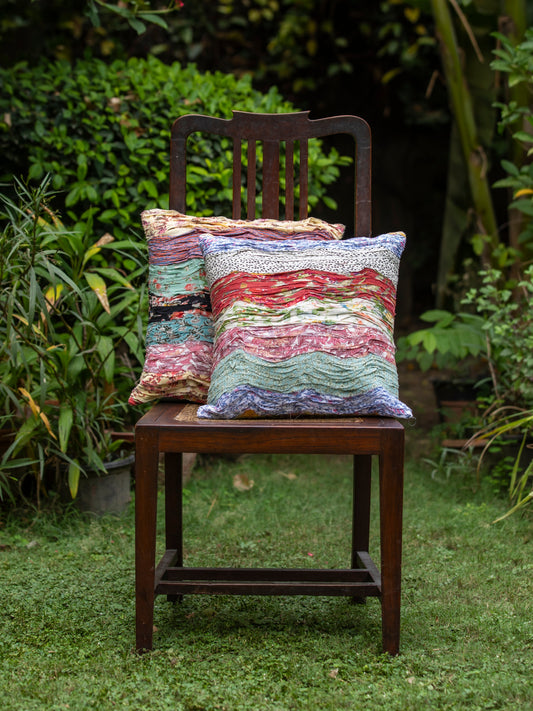 Cushion Cover : Waves Green