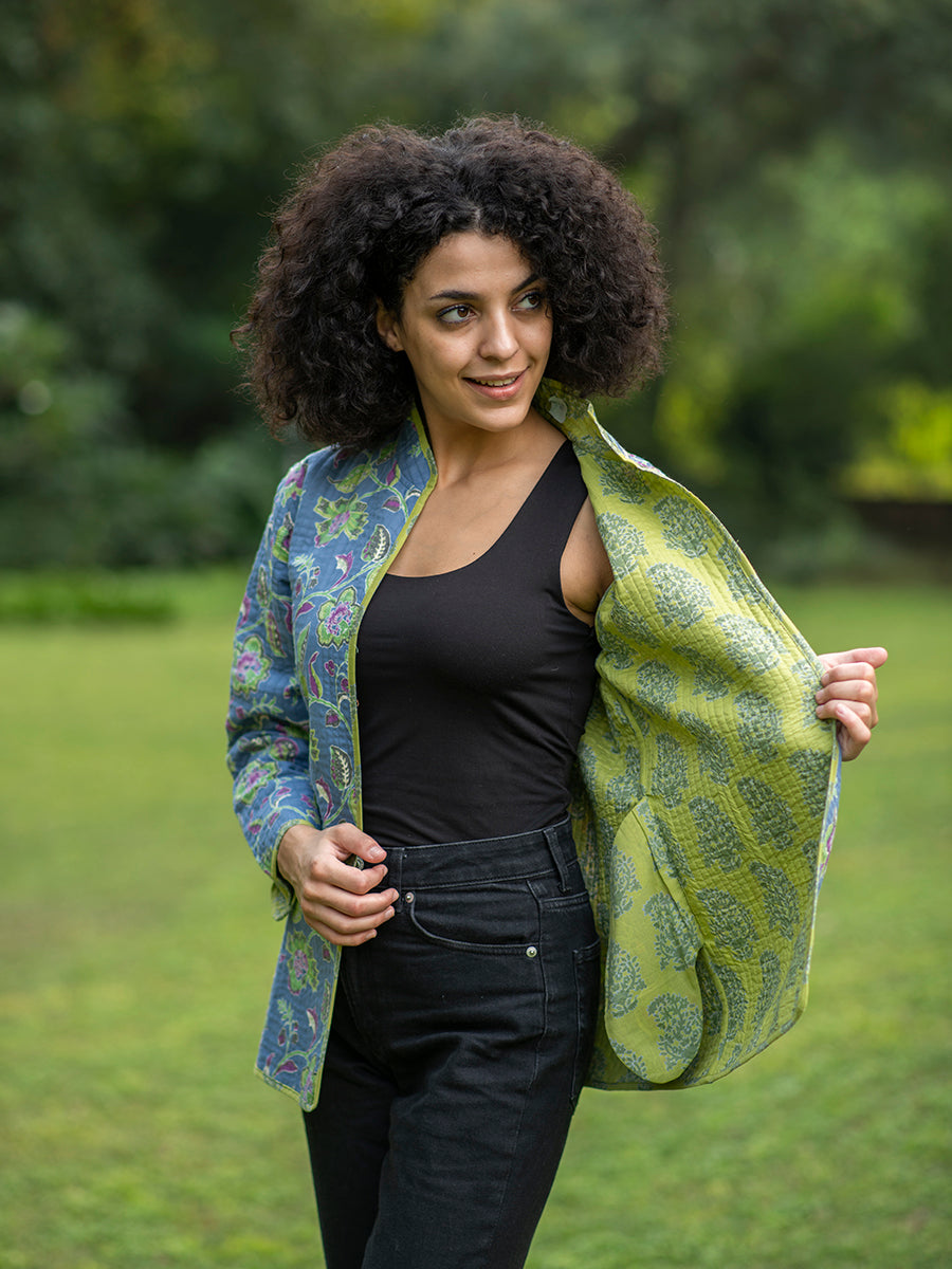 Java Easy Fit Jacket Reversible: Riviera