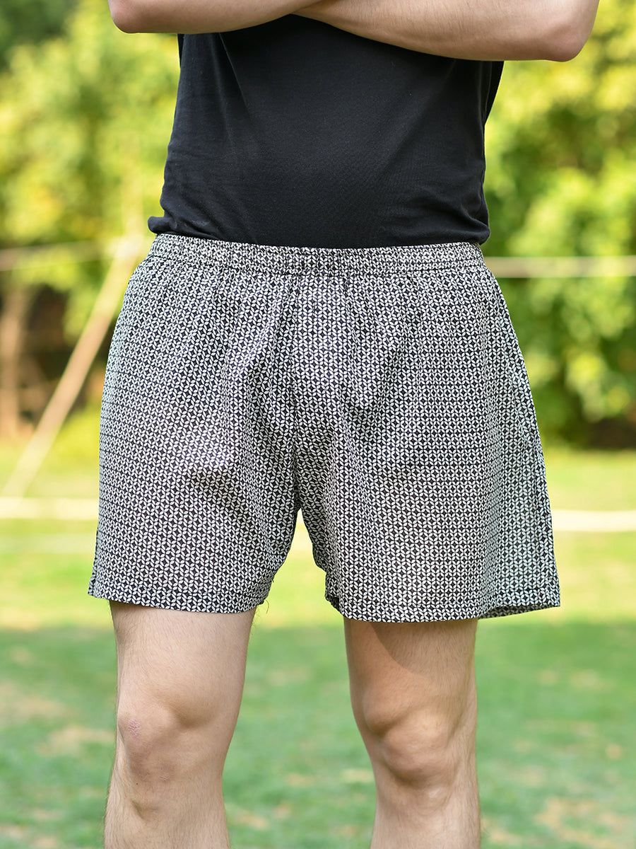 Makhi Boxer Shorts : Black