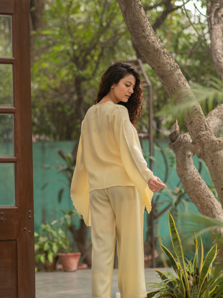 Solid Bell Top : Hay Yellow