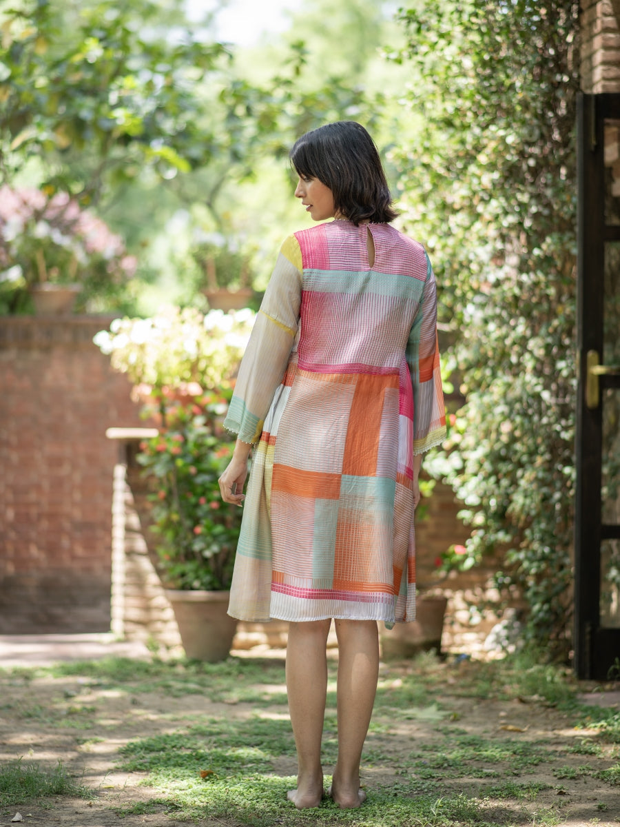Kalidar Dress : Recoco Multi
