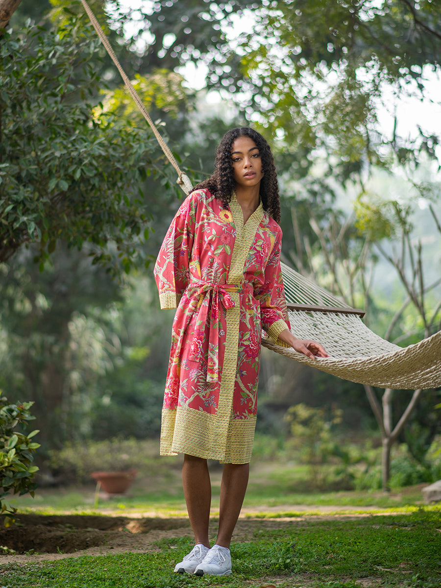 Robe : Bird Joy Coral