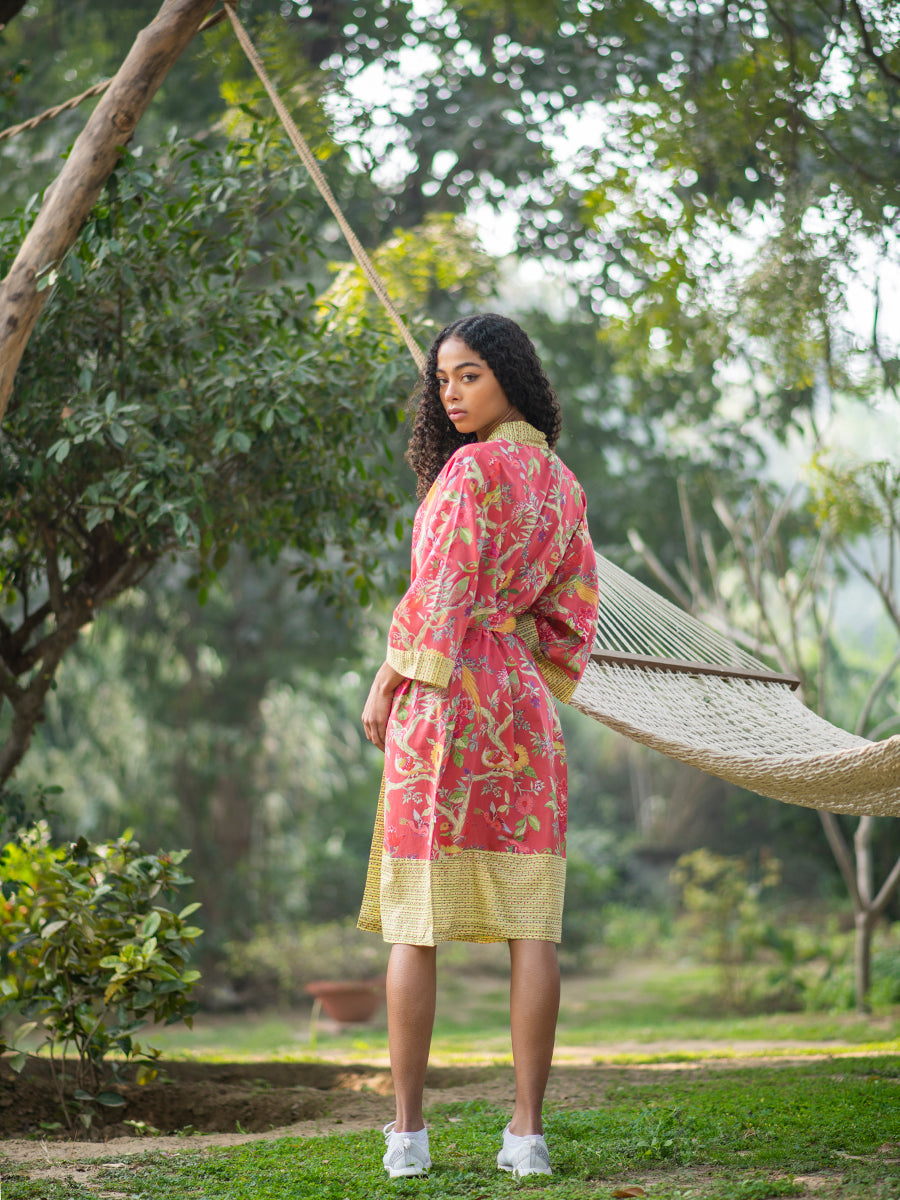 Robe : Bird Joy Coral